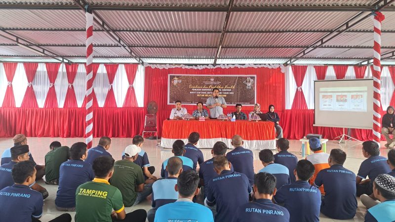 KPU Sosialisasi di Rutan Pinrang, Penuhi Hak Pilih Warga Binaan