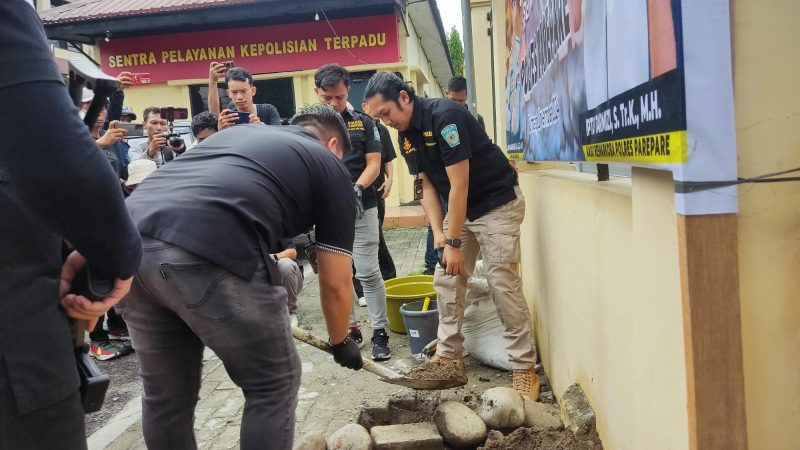 1 Kilogram Sabu Dimusnahkan Polres Parepare