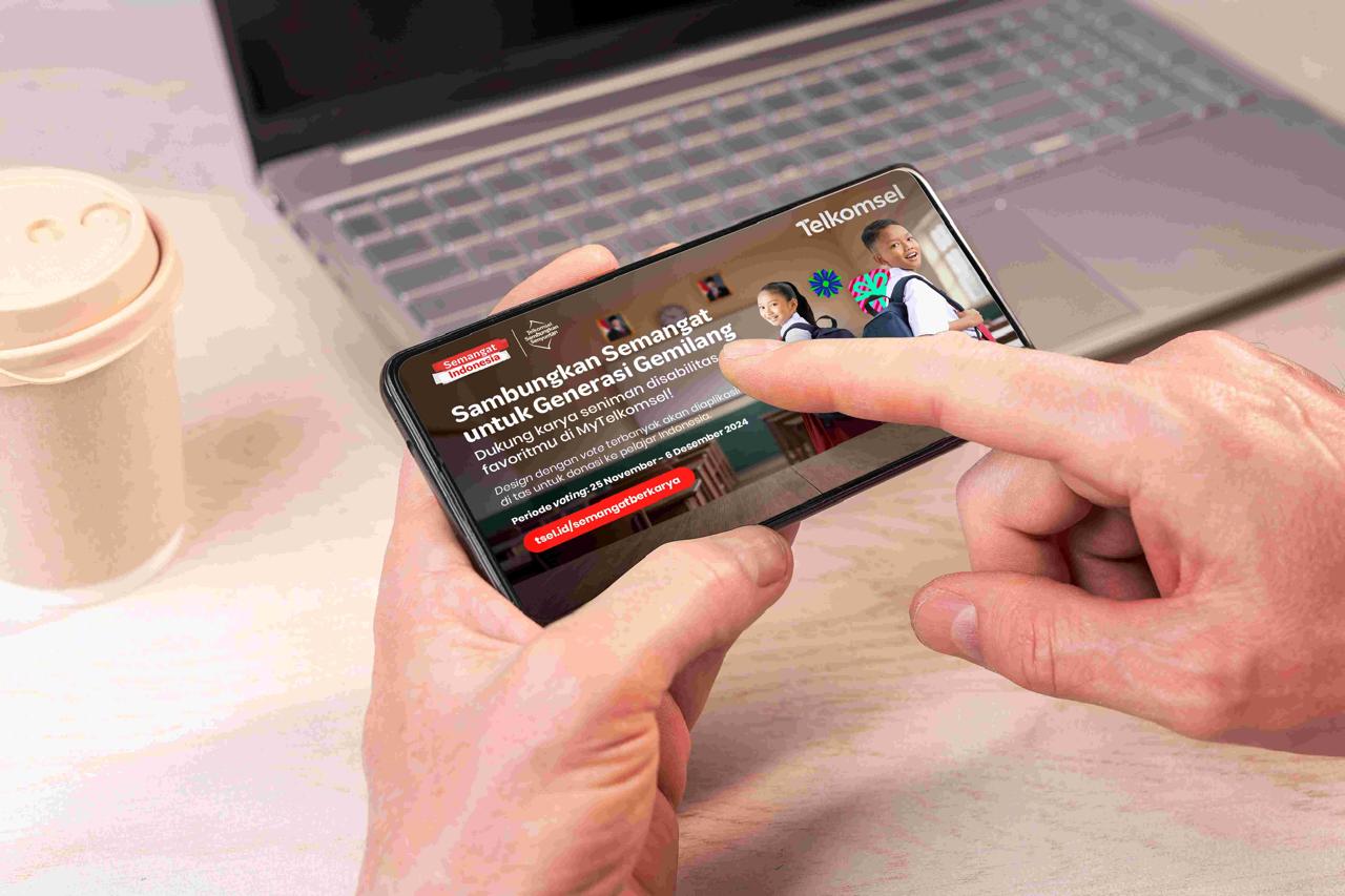 Dukung Pemberdayaan Seniman Disabilitas, Telkomsel Ajak Pelanggan Pilih Karya Terbaik