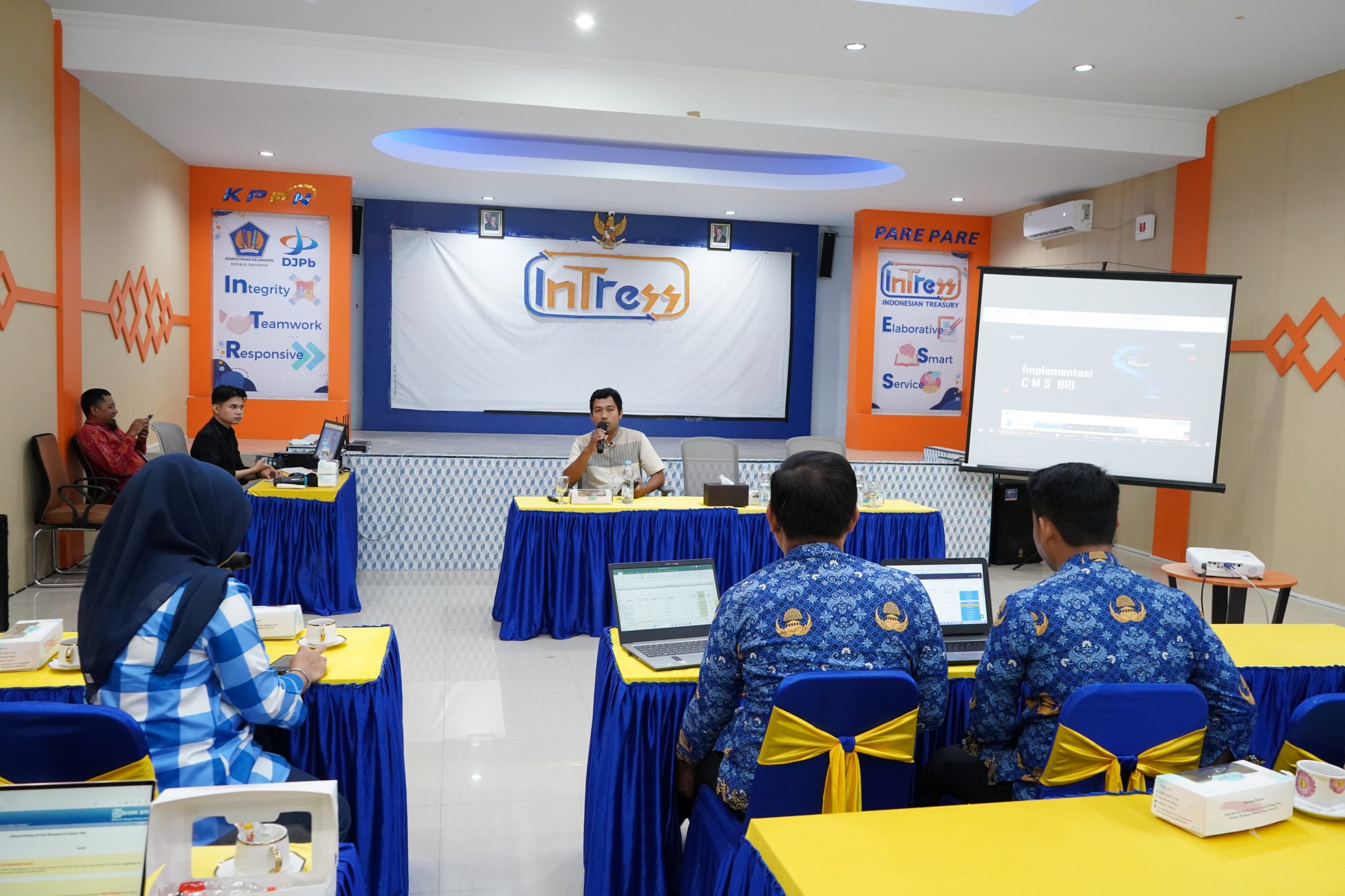 Mendukung Prinsip Good Governance, KPPN Parepare Gelar Sosialisasi CMS dan KKP