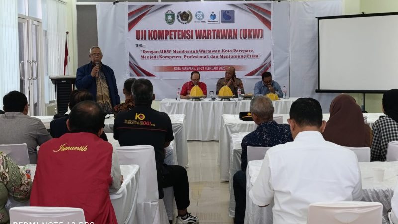 27 Jurnalis Ikut Uji Kompetensi Wartawan di Parepare