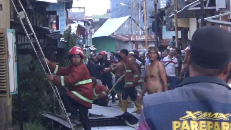 Pangkalan Gas Elpiji 3 Kg di Parepare Terbakar