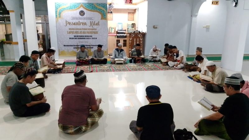 Kalapas Parepare Terapkan Program One Day One Juz untuk Warga Binaan