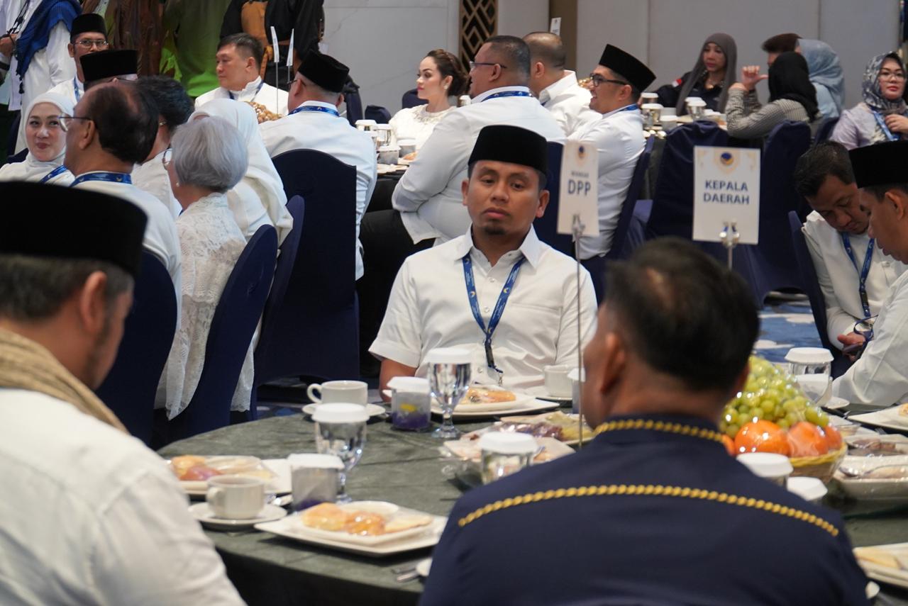 Tasming Hamid Hadiri Buka Puasa bersama Partai NasDem di Jakarta
