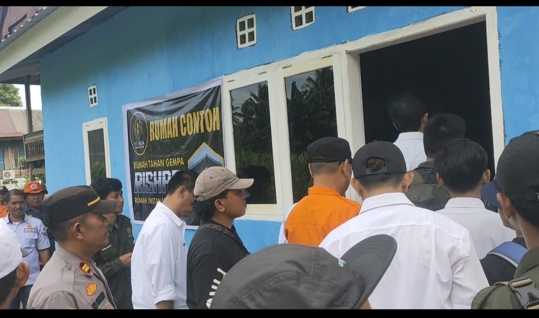 BNPB Bangun 9 Unit Rumah Tahan Gempa Berteknologi Risham di Pinrang