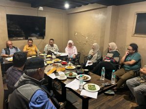 Ketua DPW FBN Jakarta Yusran Sattar memimpin Silaturahim perdana jajaran pengurus, Kamis (27/2) di Jakarta