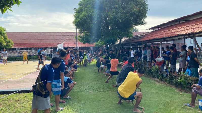 Pekan Olahraga dan Seni Rutan Pinrang Semarakkan Hari Bakti Pemasyarakatan ke 61