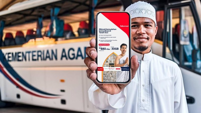Telkomsel Siapkan Paket RoaMAX Haji dengan 5G, GraPARI Makkah, dan Layanan Pelanggan Gratis 24 Jam untuk Jemaah