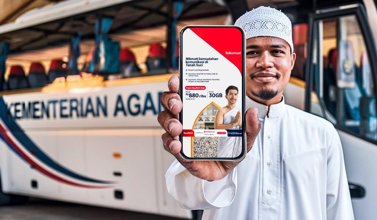 Telkomsel Siapkan Paket RoaMAX Haji dengan 5G, GraPARI Makkah, dan Layanan Pelanggan Gratis 24 Jam untuk Jemaah