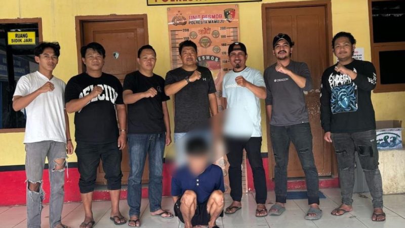 Polisi Tangkap Pencuri Tabung Gas Rumah Makan Parepare di Mamuju