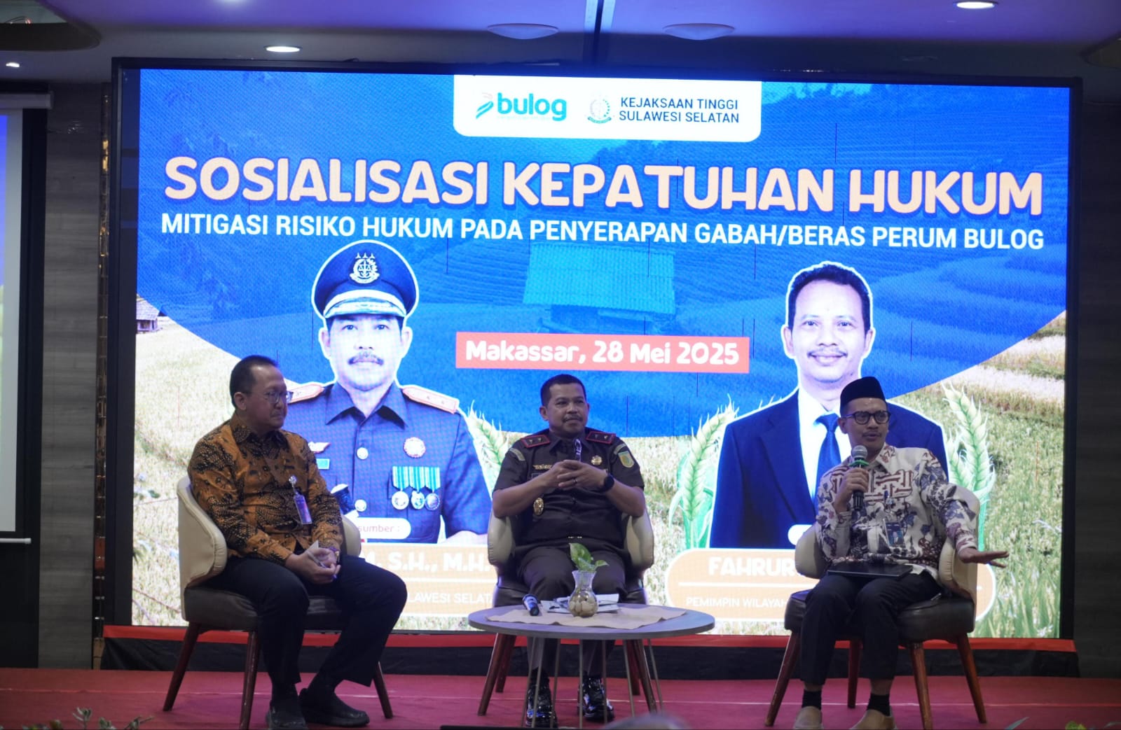 Bulog dan Kejati Sulsel Lakukan Mitigasi Risiko Hukum Penyerapan Gabah Beras