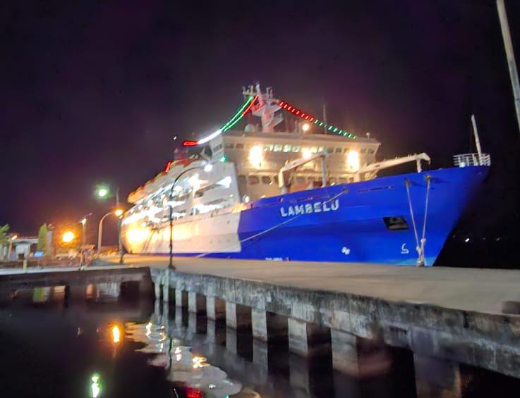 Pasca Docking, Penumpang Bisa Rasakan Fasilitas Baru di KM Lambelu