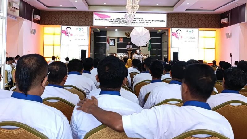Pengurus Askot PSSI Parepare Masa Bakti 2024-2028 Dilantik