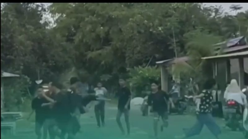 Diduga Saling Tatap, Dua Kelompok Remaja di Pinrang Terlibat Tawuran