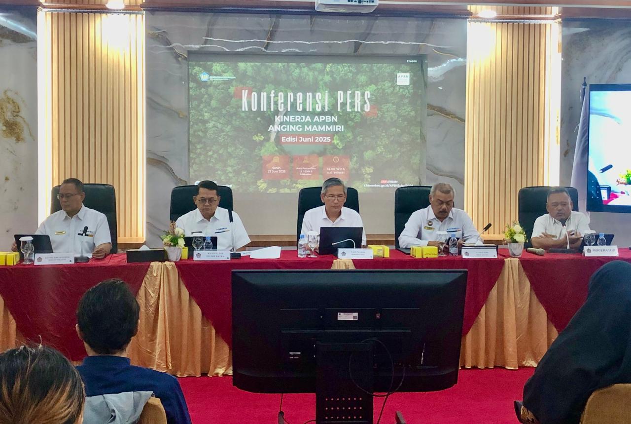 Kemenkeu Sulsel Rilis Kinerja APBN Periode 31 Mei 2025