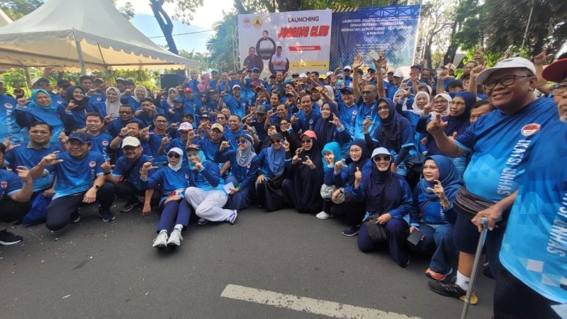 Peluncuran IKATSI Unhas Joging Club, Ir Hasbi Syamsu Ali: Kita Satu Kita Kuat
