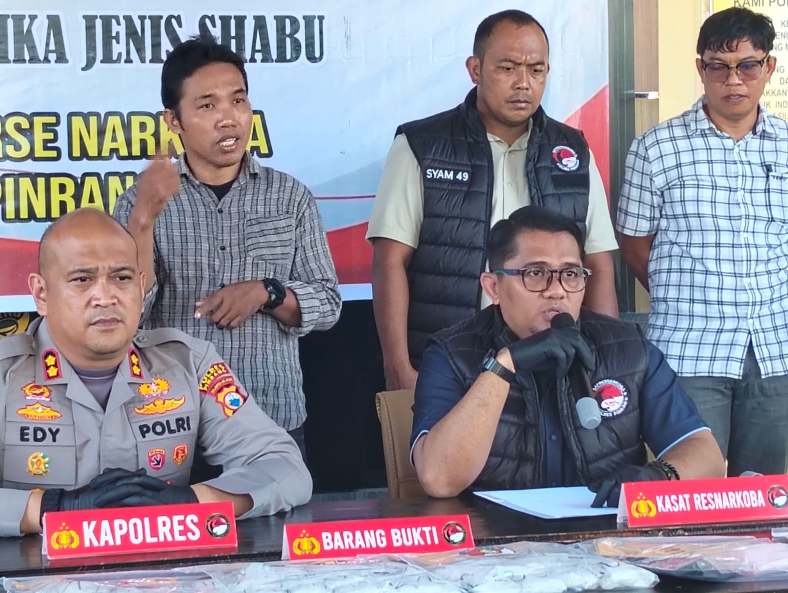 Lolos Lewat Pelabuhan Parepare, Bandar Sabu Ditangkap di Pinrang Diancam Hukuman Mati