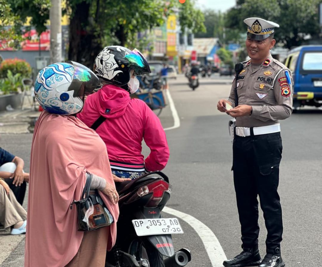 Operasi Patuh Pallawa 2025 Parepare, Berjalan Sukses, Penggunaan Helm Alami Peningkatan