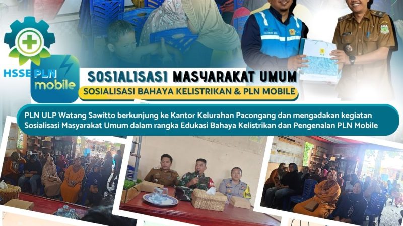 PT PLN ULP Watang Sawitto Sosialisasi di Pacongang