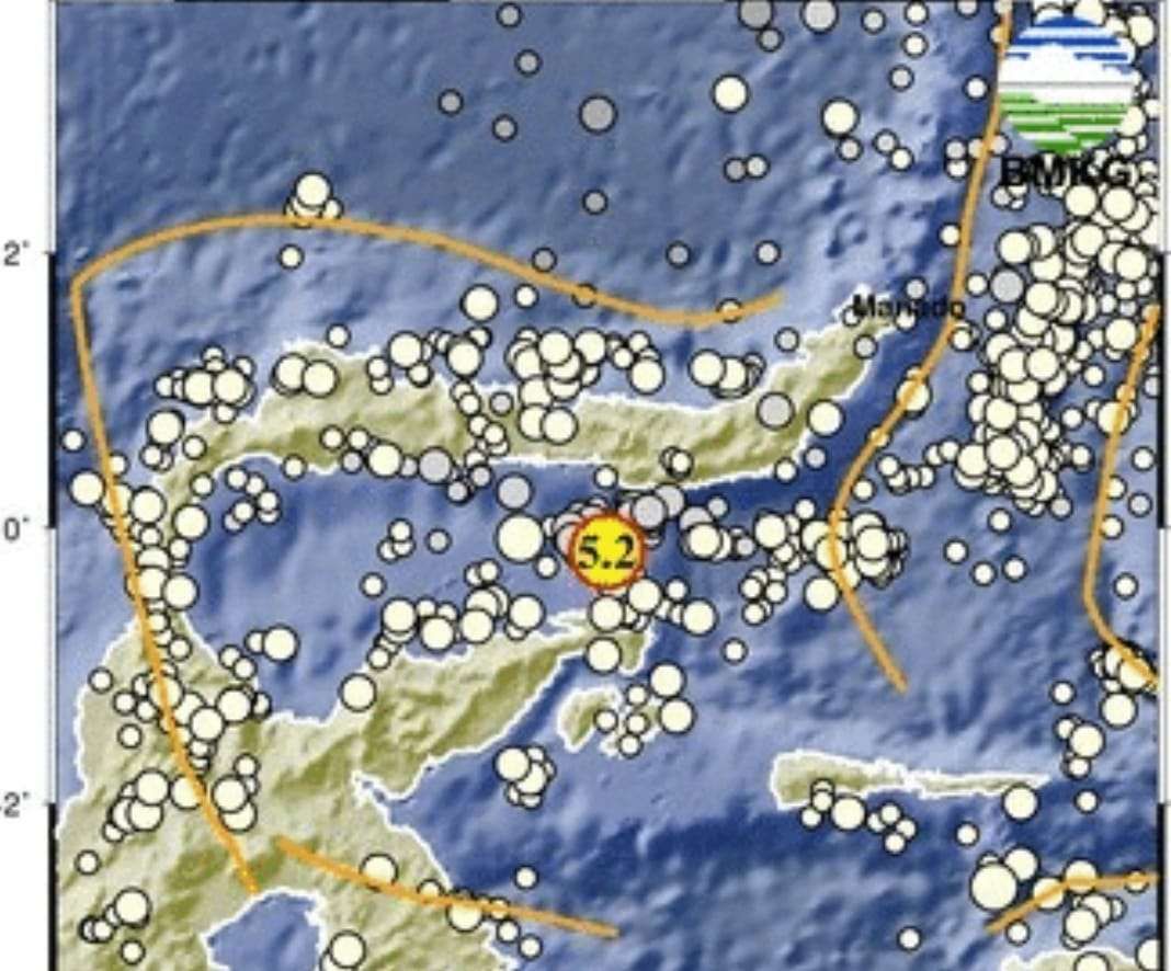 Banggai Sulawesi Tengah Diguncang Gempa 5,2 Magnitudo