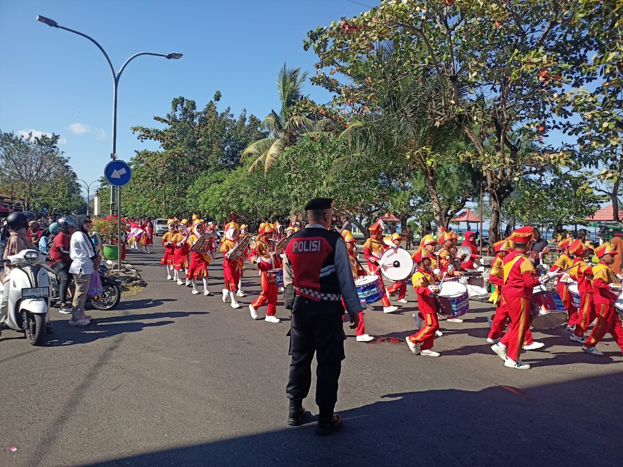 Dat Samapta Polres Parepare Beri Pengamanan Semarak Hari Kemerdekaan Tingkat Kota