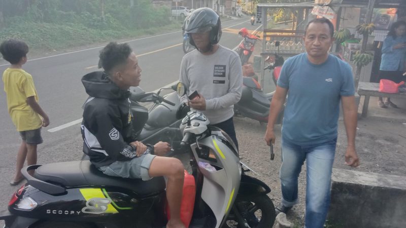 Polsek Bacukiki Amankan 10 Liter Miras Tradisional Jenis Ballo saat Patroli