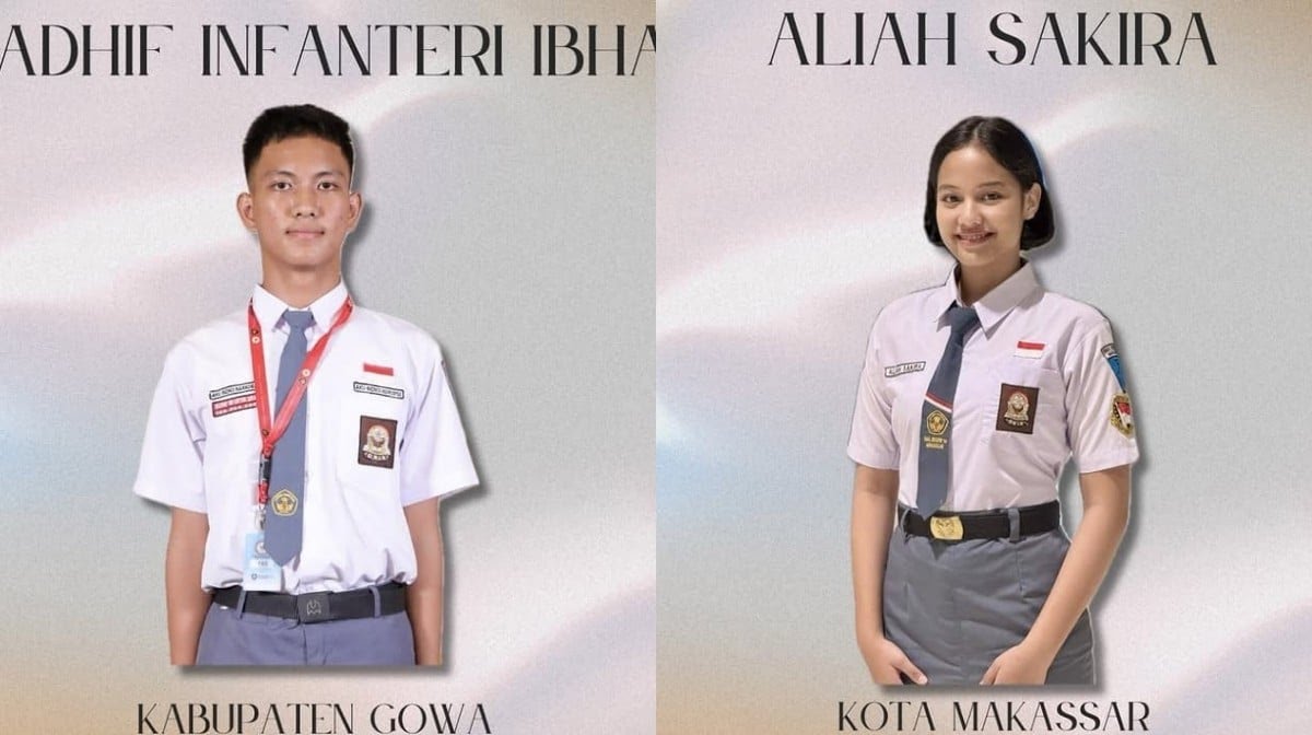 Ini 2 Pelajar Sulsel yang Bakal Bertugas Pada Pengibaran Bendera di Istana