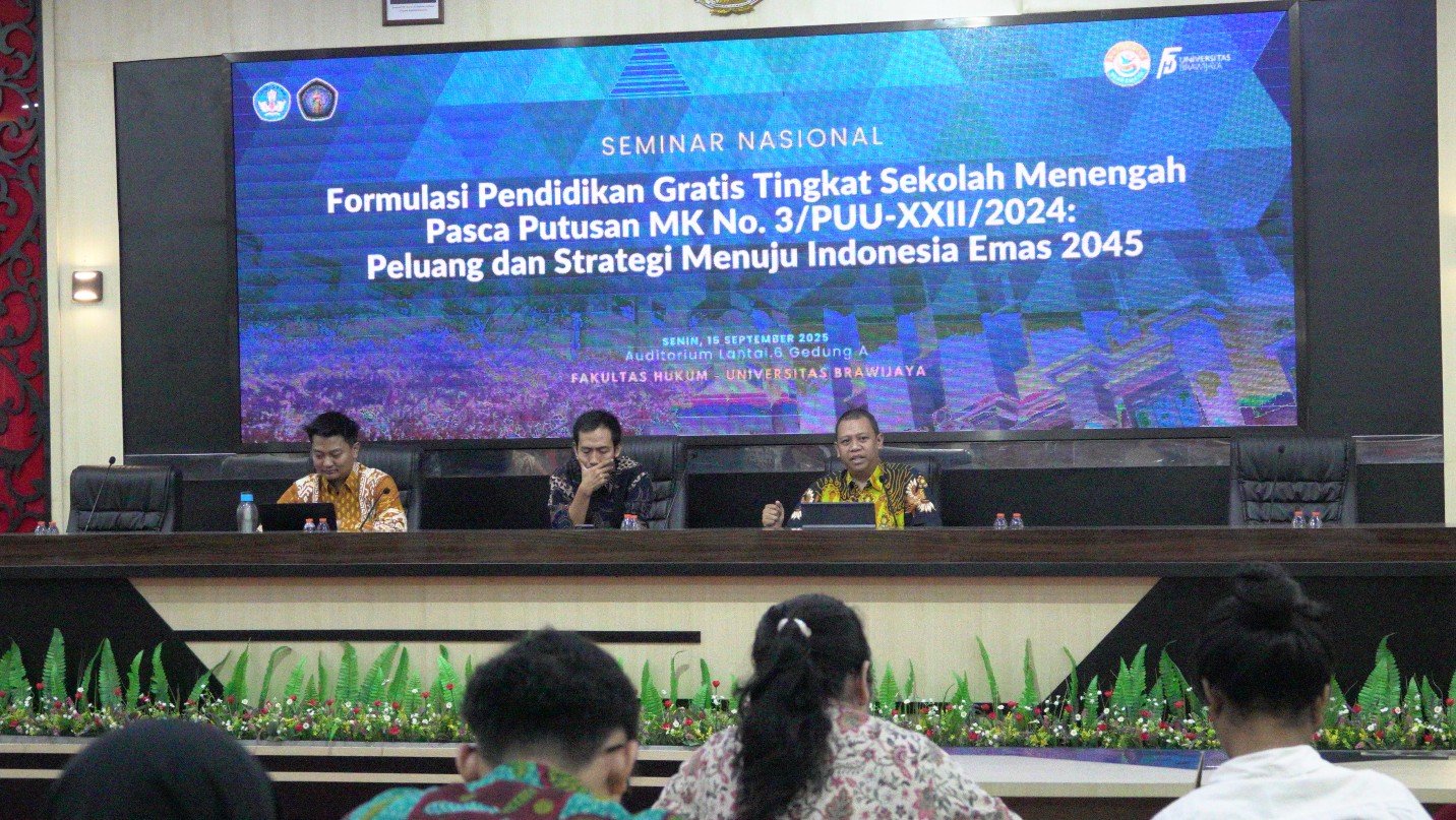 Tuntutan Sekolah Gratis Negeri-Swasta Digaungkan FH Brawijaya, Bukan Anggaran Tapi Komitmen