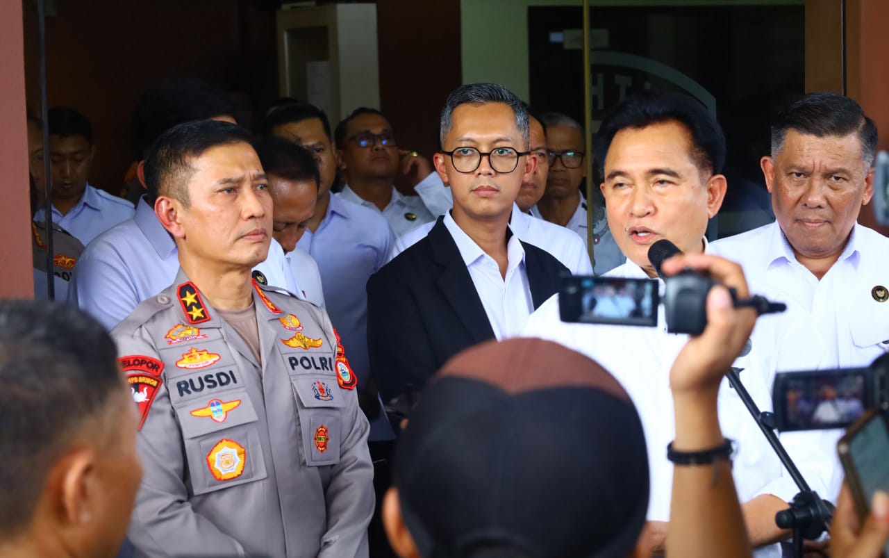 Polda Sulsel Terima Kunjungan Menko Kumham Imipas, Pastikan Penanganan Tahanan Kasus Demo Sesuai HAM