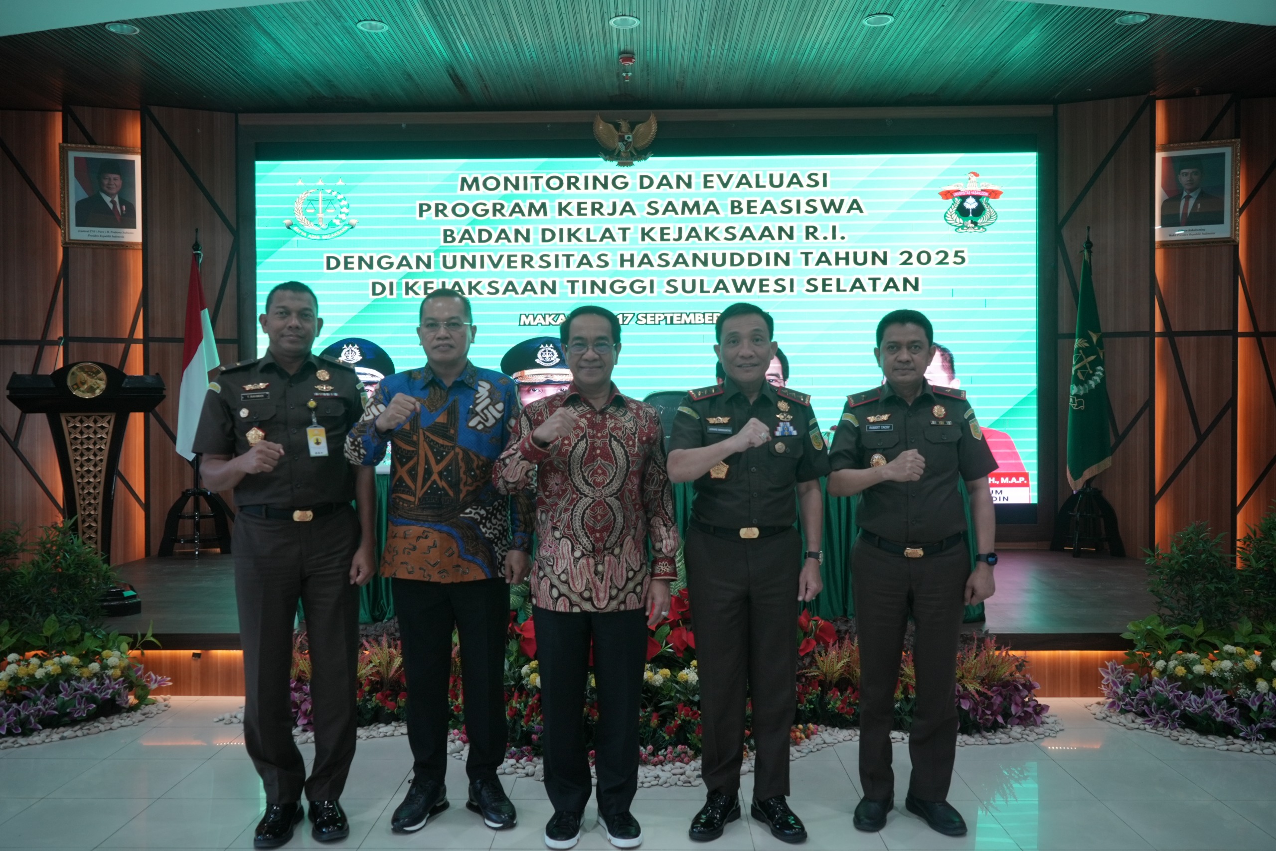 Pastikan Kualitas SDM, Badan Diklat Kejaksaan RI dan Unhas Gelar Monev Beasiswa Program S3