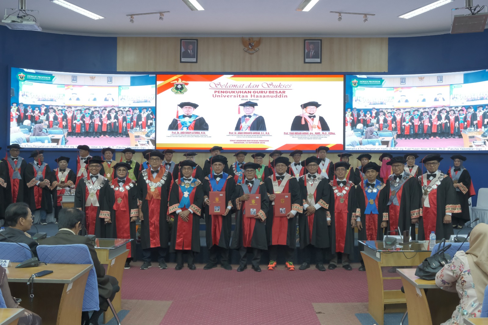 Penerimaan Anggota Baru Dewan Guru Besar Unhas, Wujudkan Sinergi Lintas Disiplin