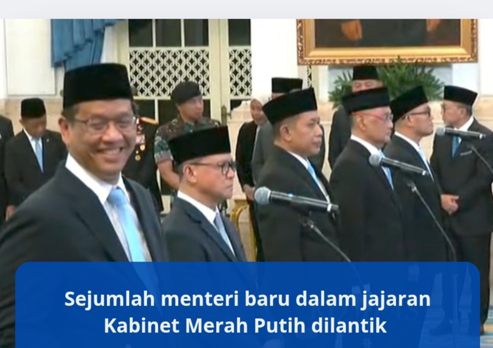 Reshuffle Kabinet, Berikut Sejumlah Menteri yang Dilantik