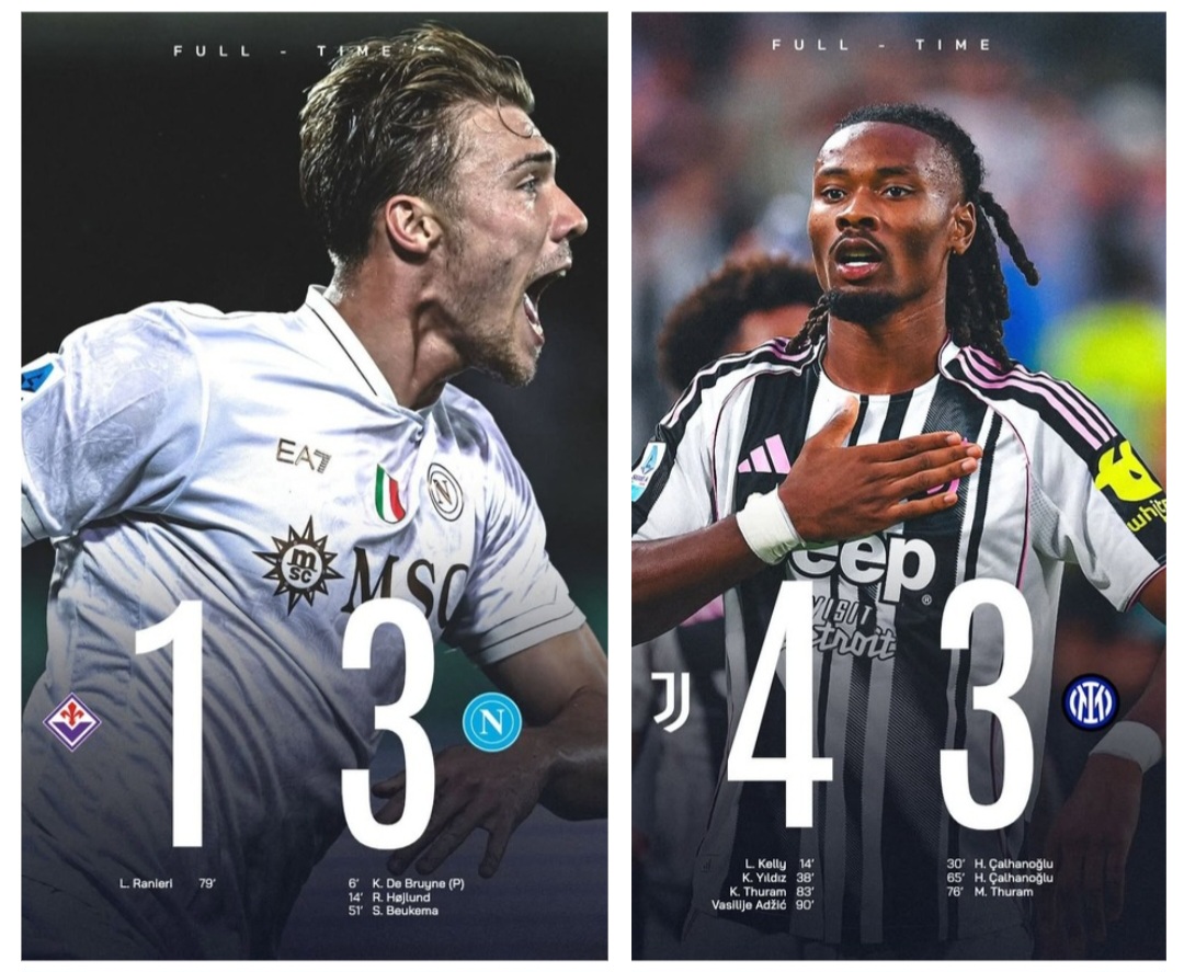 Big Match Serie A, Napoli dan Juventus Konsisten Kemas 3 Kemenangan