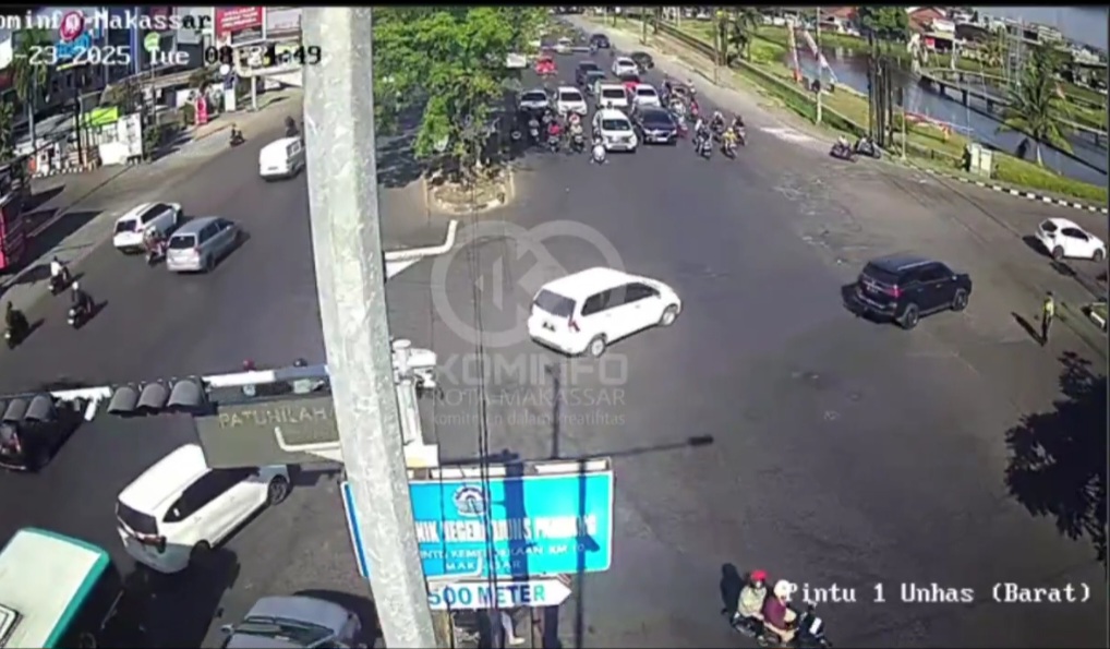 Banyak Lampu Jalan dan Traffic light Dirusak di Makassar
