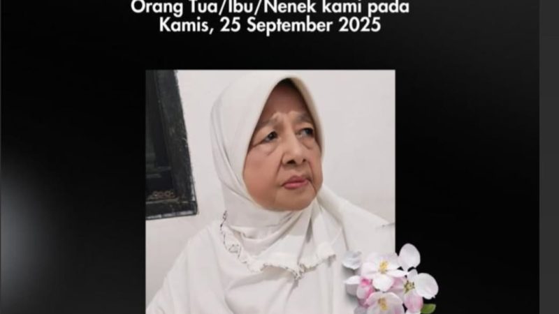 Kabar Duka, Ibunda Wagub Sulsel Berpulang di Usia 80