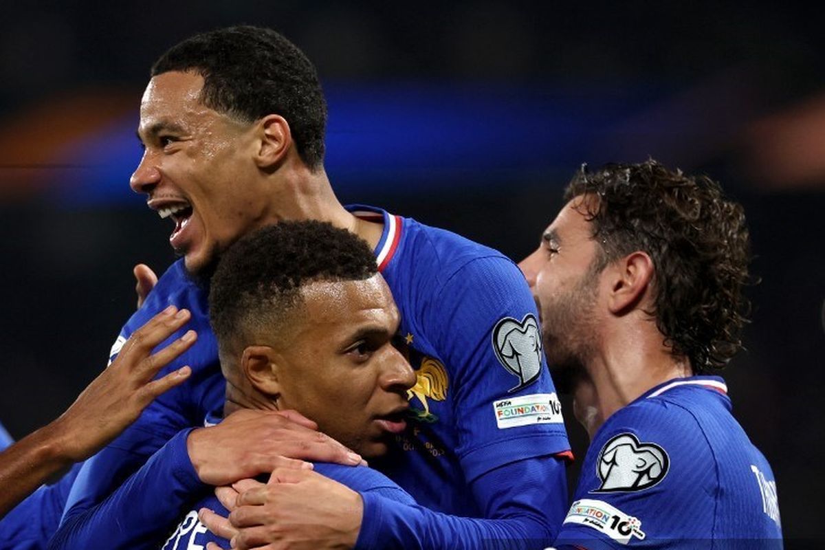 Prancis Menang 3-0 Atas Azerbaijan, Mbappe Bersinar
