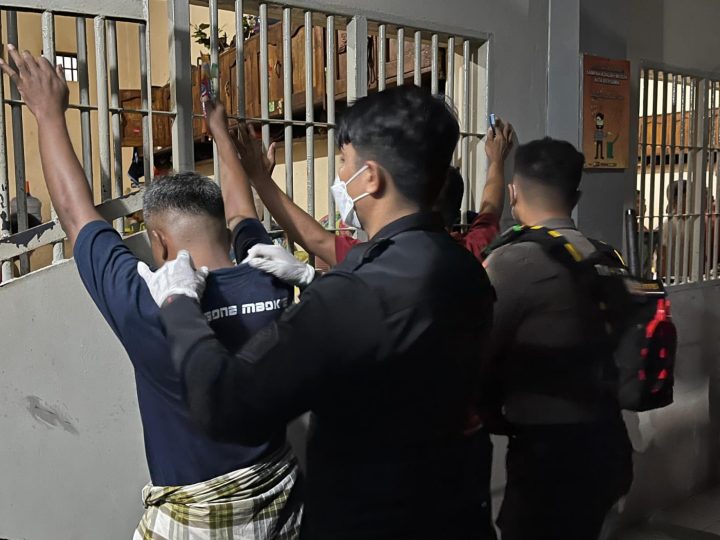 Gelar Razia Gabungan, Pastikan Rutan Pinrang Bersih dari Barang Terlarang