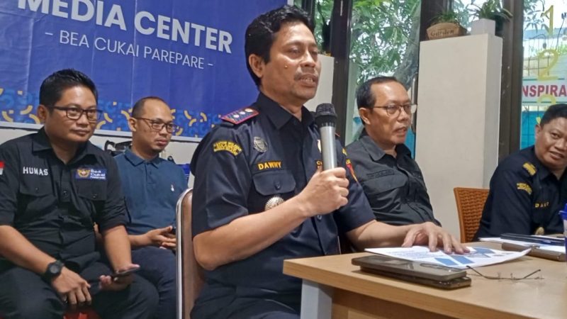 Berantas Rokok Ilegal, Bea Cukai Parepare Lampaui Target Penerimaan Triwulan III 2025