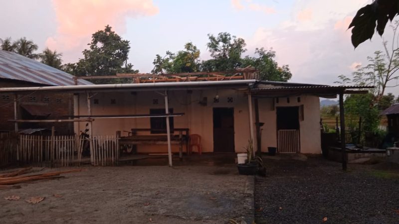 Dua Kelurahan di Pinrang, Diterjang Angin Kencang, Puluhan Rumah Rusak