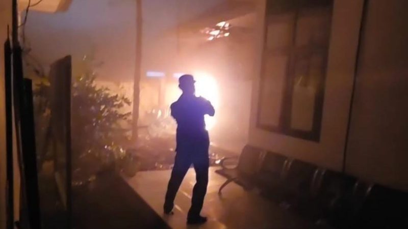 Gudang Dinas PMD Pinrang Terbakar