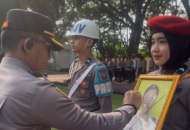 Personelnya Terlibat Narkoba, Upacara Coret Wajah Digelar di Polres Luwu