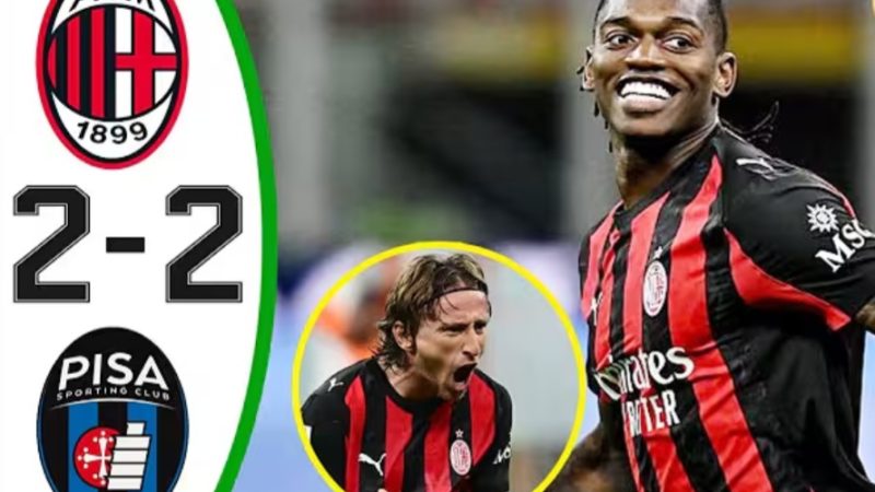 AC Milan Nyaris Kalah, Posisi Puncak Klasemen Terancam