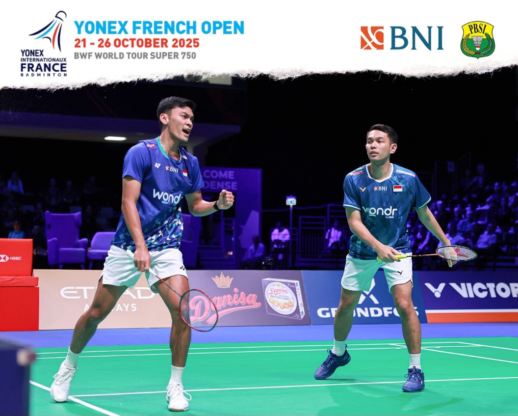 Fajar Fikri Puas Tutup Yonex french Open 2025 Dengan Runner Up