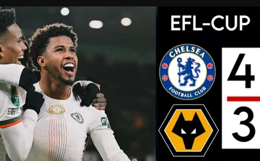 Drama 7 Gol Kontra Wolverhampton, Chelsea ke Perempat Final Carabao Cup