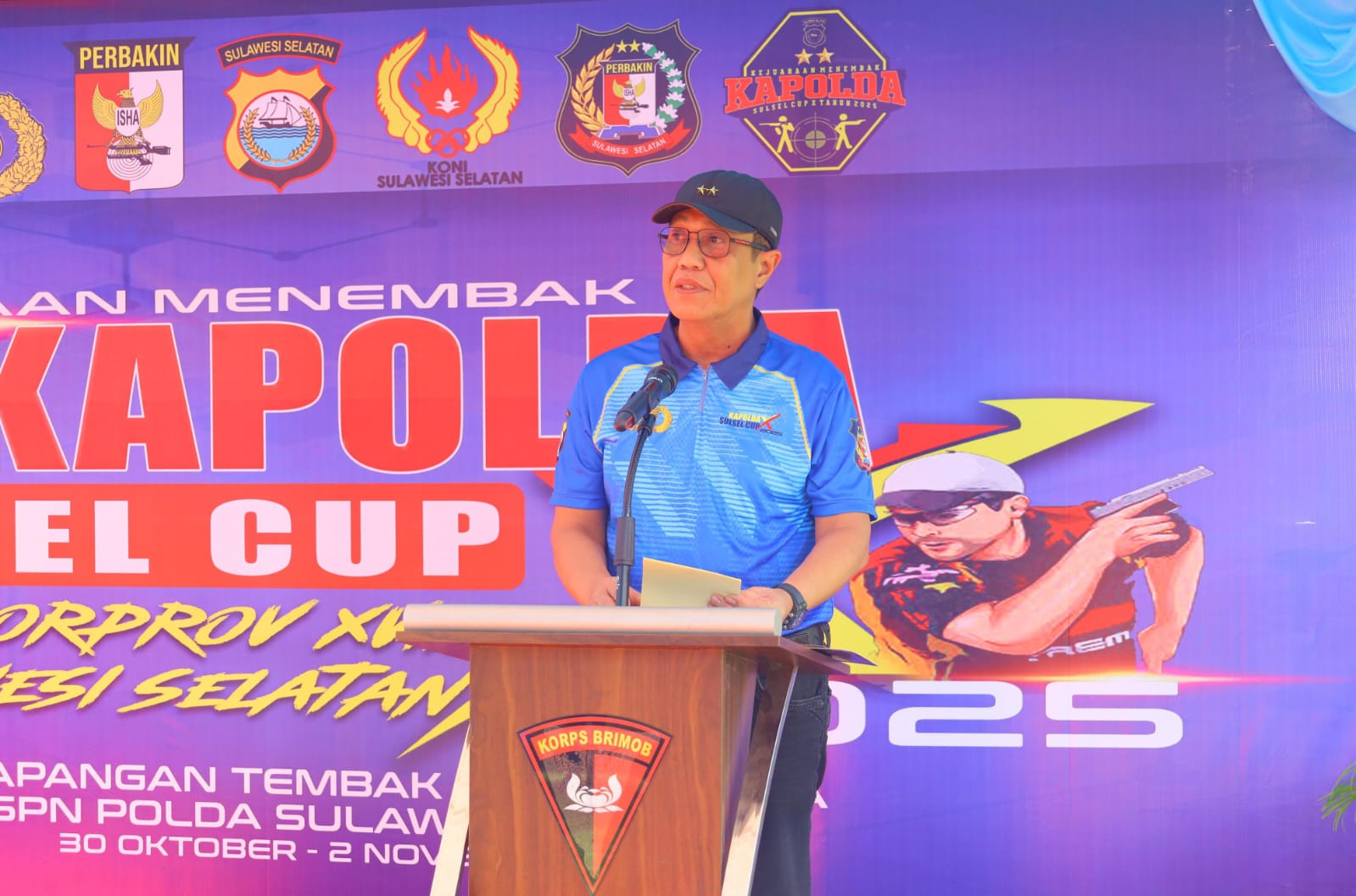 Kapolda Sulsel Buka Lomba Menembak Pra Porprov dan Kejuaraan Kapolda Sulsel Cup Tahun 2025