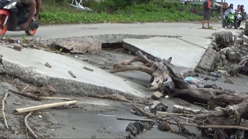 BPBD Pinrang Imbau Warga di Pesisir Kampung Serang Waspada Abrasi