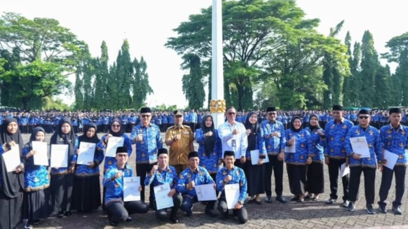 Gubernur Sulsel Lantik 4.043 PPPK Tahap 2, Minta Pegawai Amanah dan Rajin