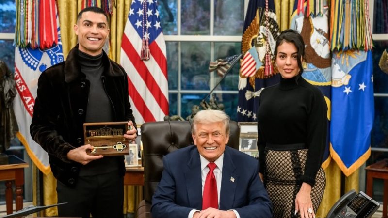 Ronaldo dan MBS Bertemu Trump di Gedung Putih