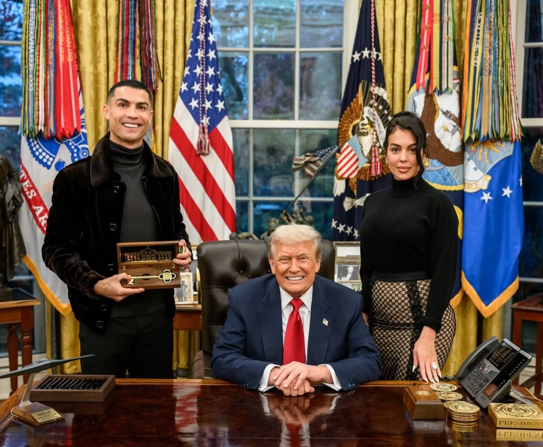 Ronaldo dan MBS Bertemu Trump di Gedung Putih