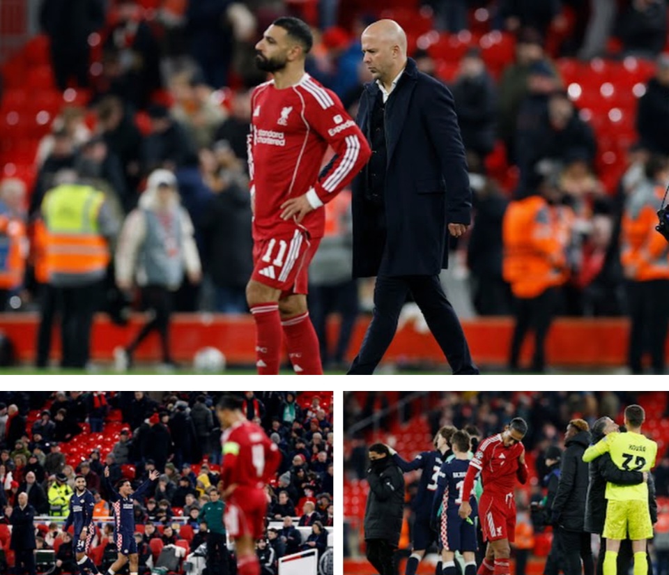 Kekalahan Telak di Anfield: Liverpool 1-4 PSV